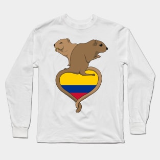 Gerbil Colombia (light) Long Sleeve T-Shirt